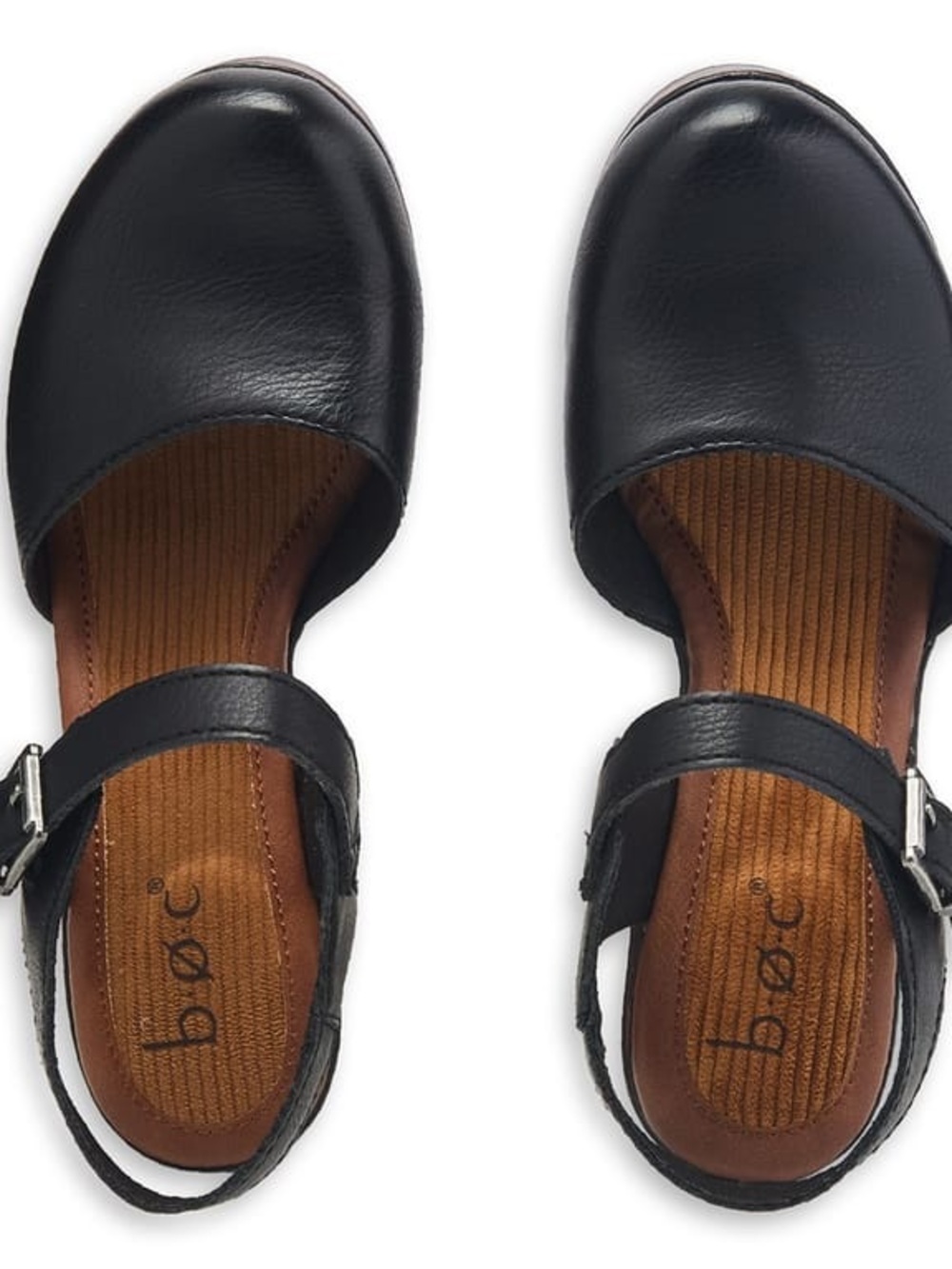BOC NWOB Black Mary Jane Natasha Platform Clog Shoes Size 8 - Picture 3 of 5